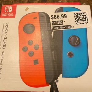 Nintendo Switch Controller - Neon Red/Neon Blue